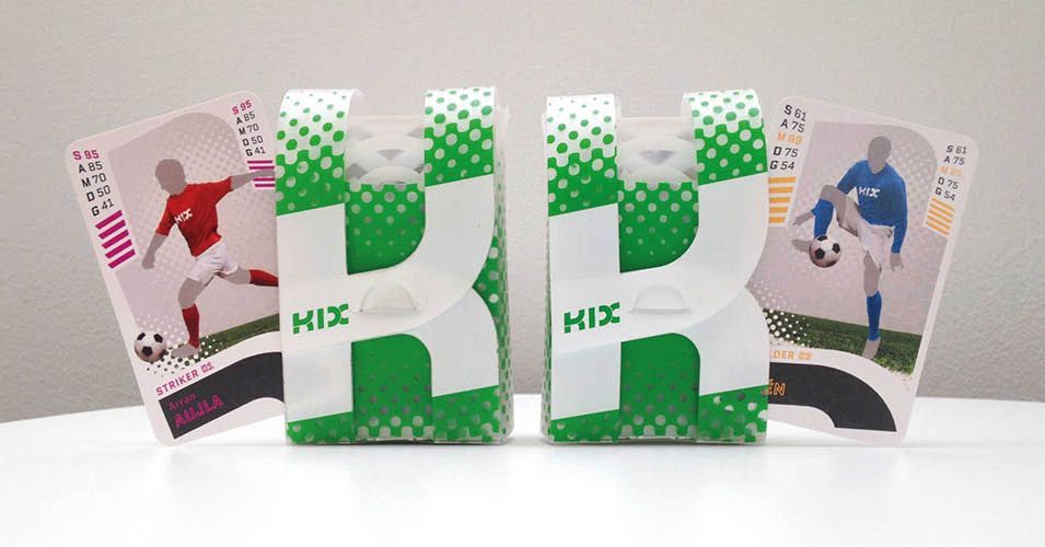 KIX football card game