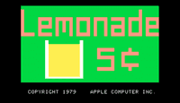 Video Game: Lemonade Stand