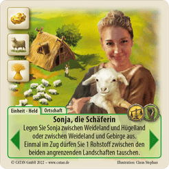 Catan: Das Duell – Sonderkarte 2022: Sonja, die Schäferin