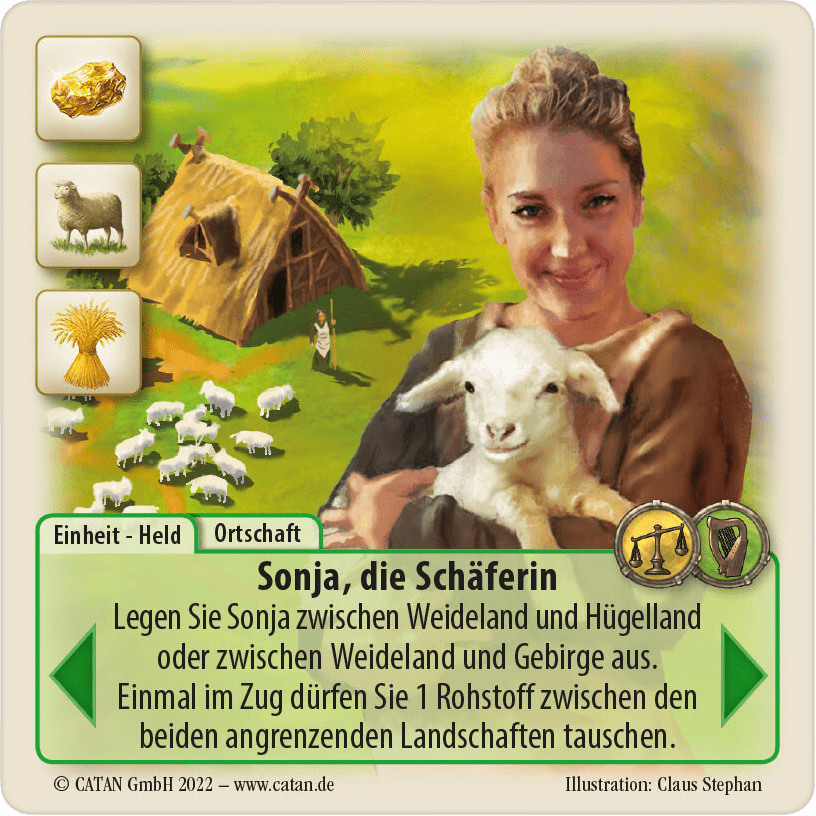 Catan: Das Duell – Sonderkarte 2022: Sonja, die Schäferin
