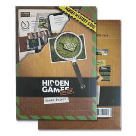 Hidden Games – Veleno Verde – Gioco Investigativo In Scatola – Indaga Su Un Crimine Reale Con Documenti, Audio E Indizi Online – 1+ Giocatori