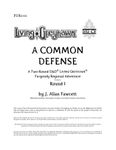 RPG Item: FUR2-01: A Common Defense