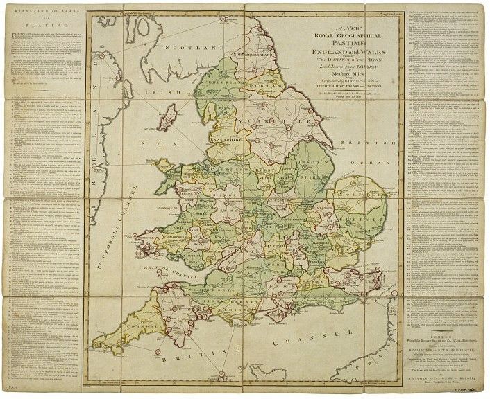 A New Royal Geographical Pastime for England and Wales