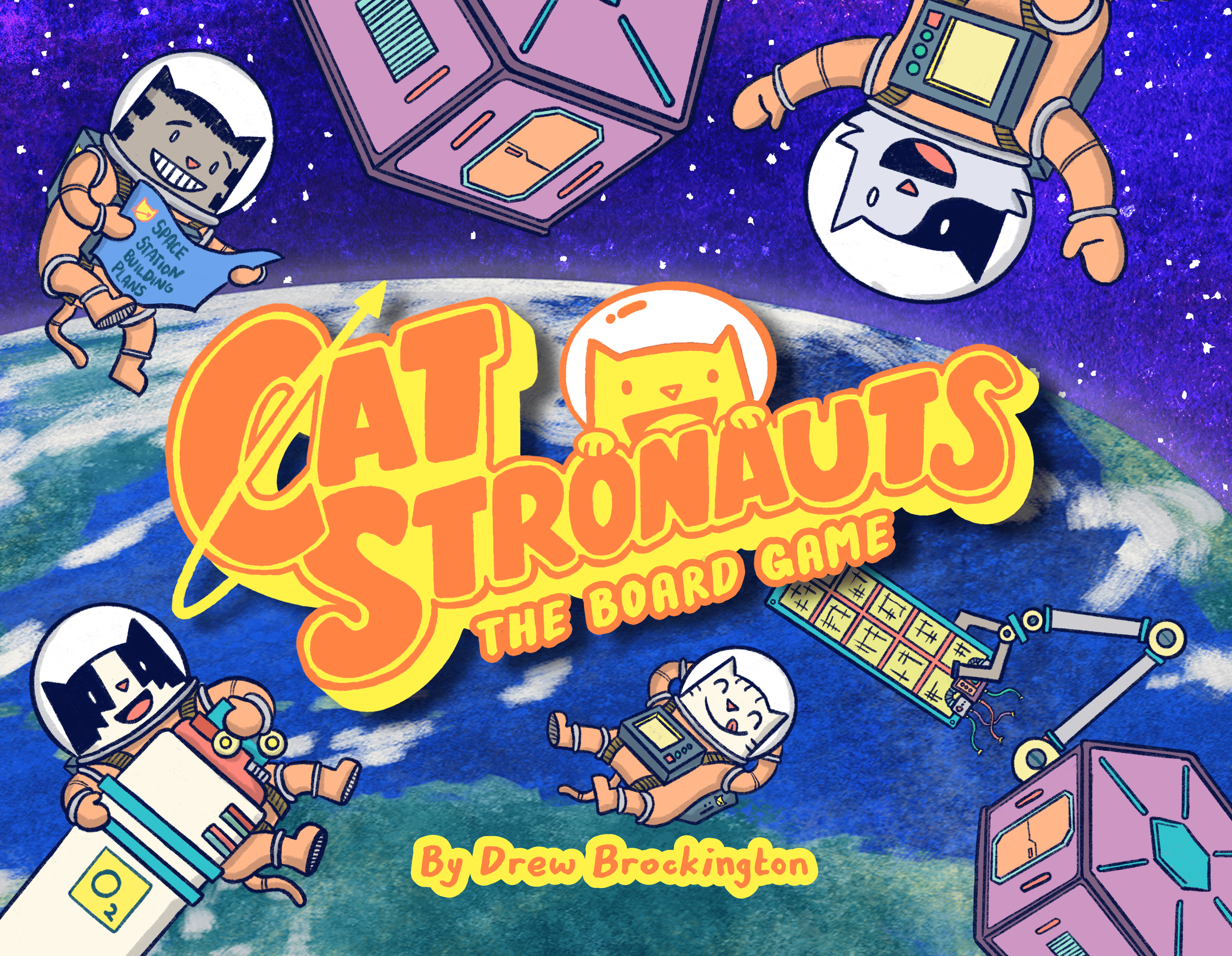 Coperta CatStronauts: The Board Game