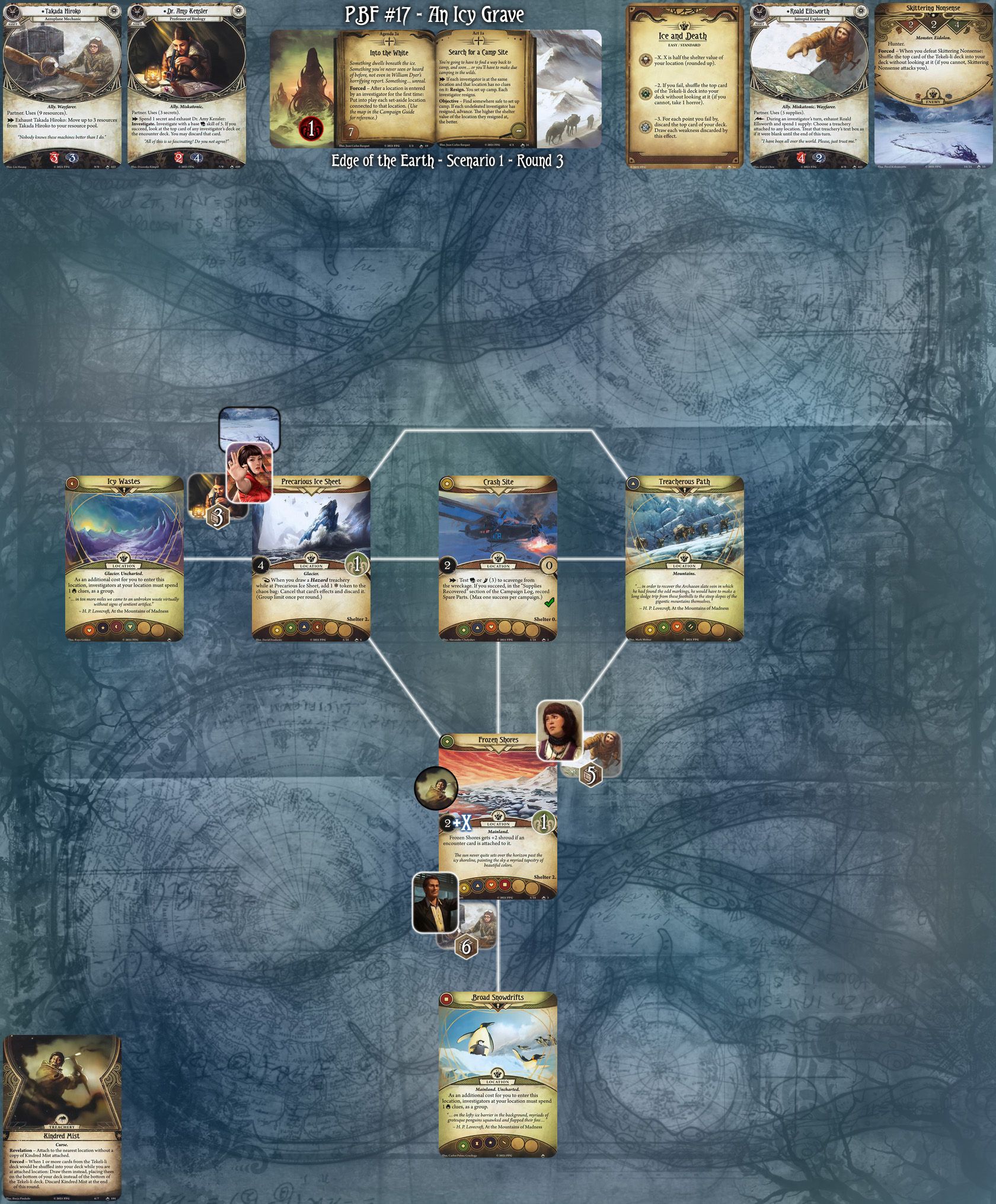 Arkham Horror LCG PBF #17: An Icy Grave [finished] | BoardGameGeek