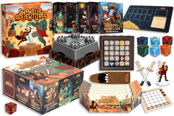 Illustration 4 de Shakeup Adventures: Dice Dungeon Crawler