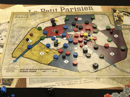 Board Game: Age of Steam Expansion: Paris & Moscow
