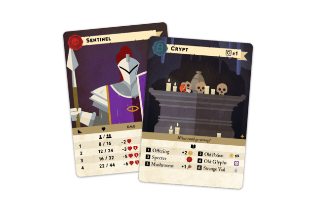 Mini Rogue: Sentinel & Crypt Promo Cards