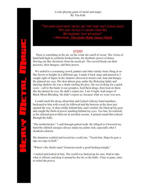 Heavy Metal Magic | RPG Item | RPGGeek