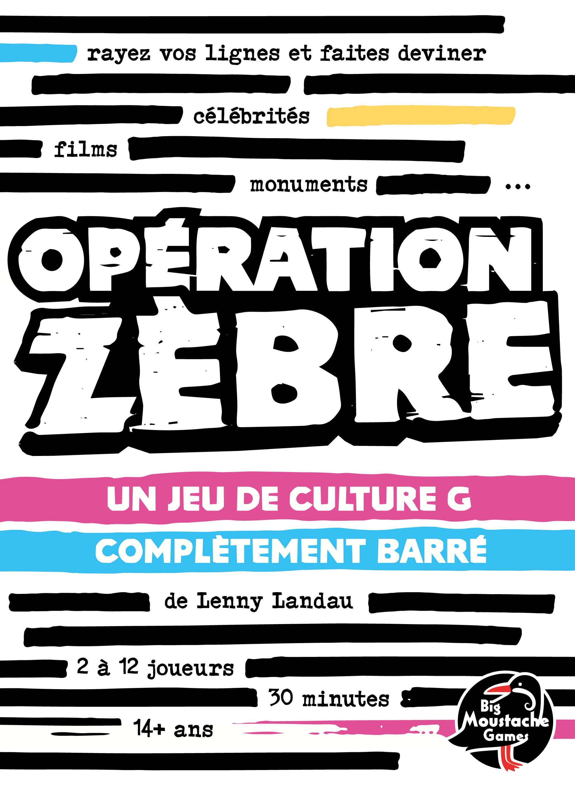 Boîte du jeu Opération Zèbre