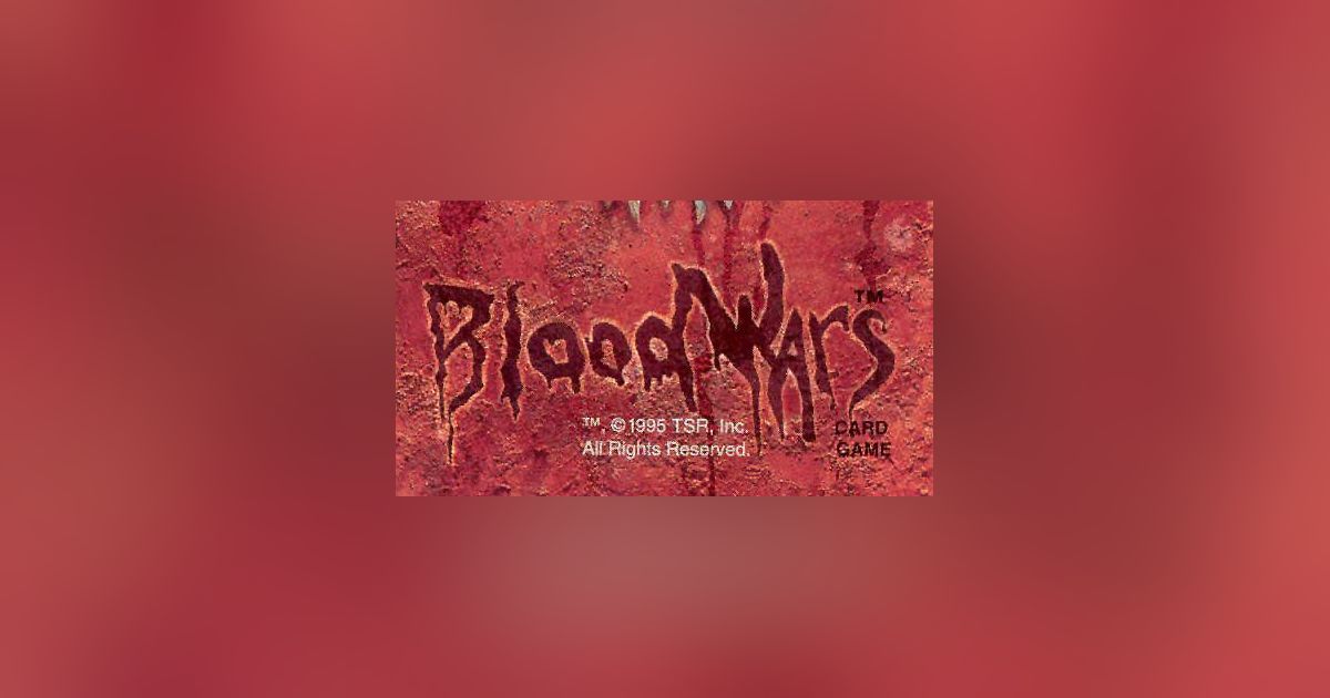 Blood Wars | Board Game | BoardGameGeek
