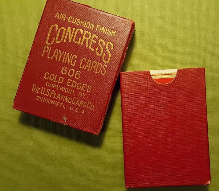 rare congress playing cards Black Marble Jumbo Index Made in Spain. Vintage Playing Cards - The