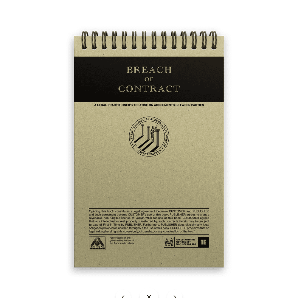 Breach of Contract box art