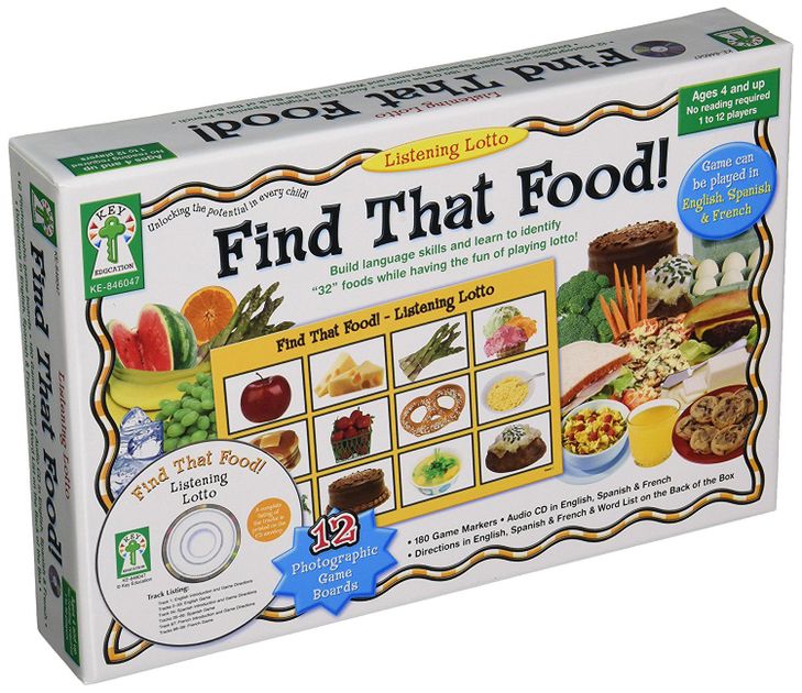 Listening Lotto: Find that Food | Board Game | BoardGameGeek
