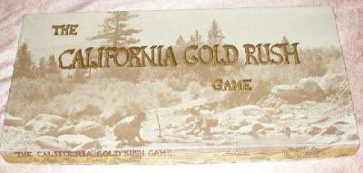 The California Gold Rush Game box art