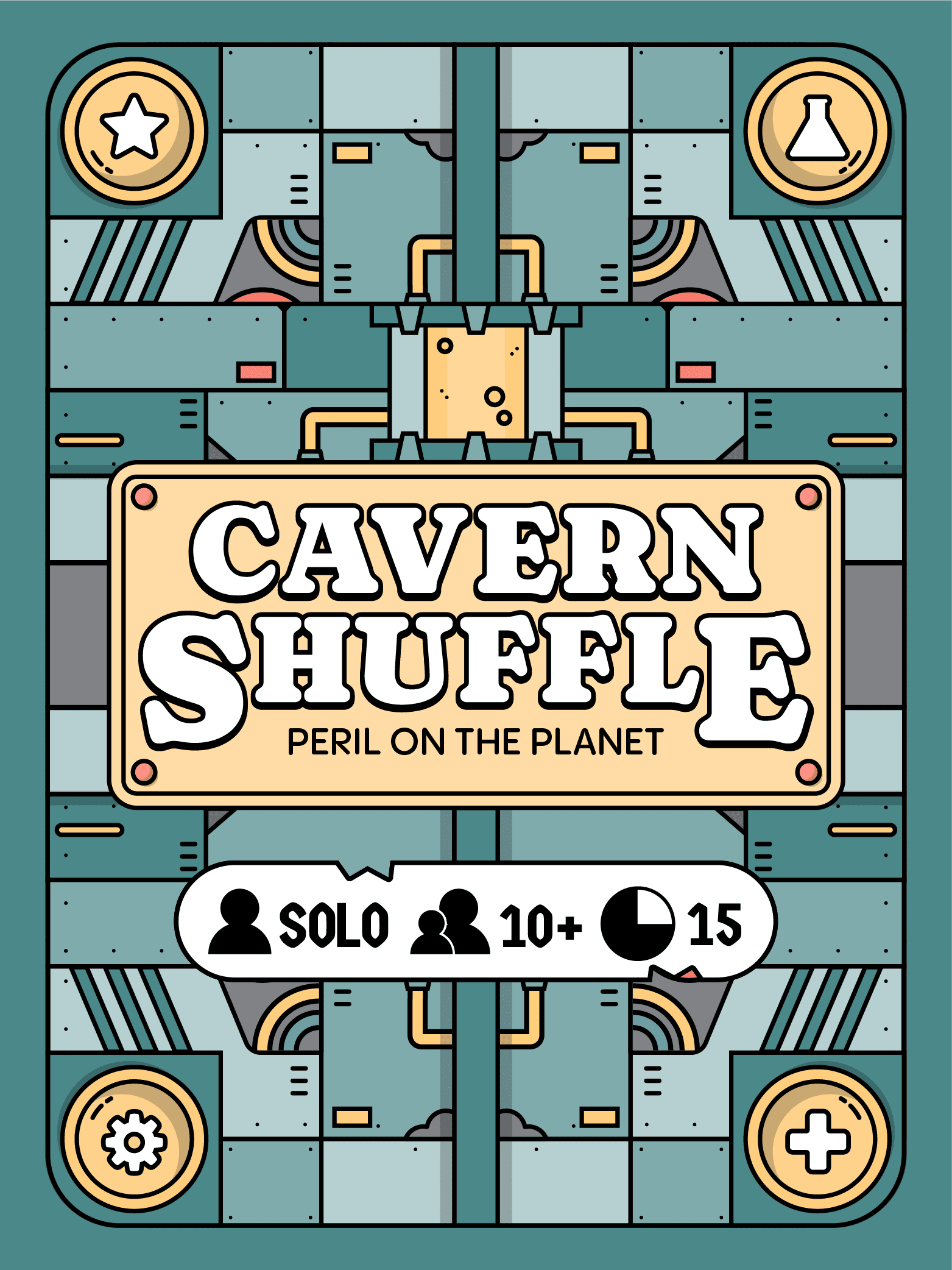 Cover art for Cavern Shuffle: Peril on the Planet