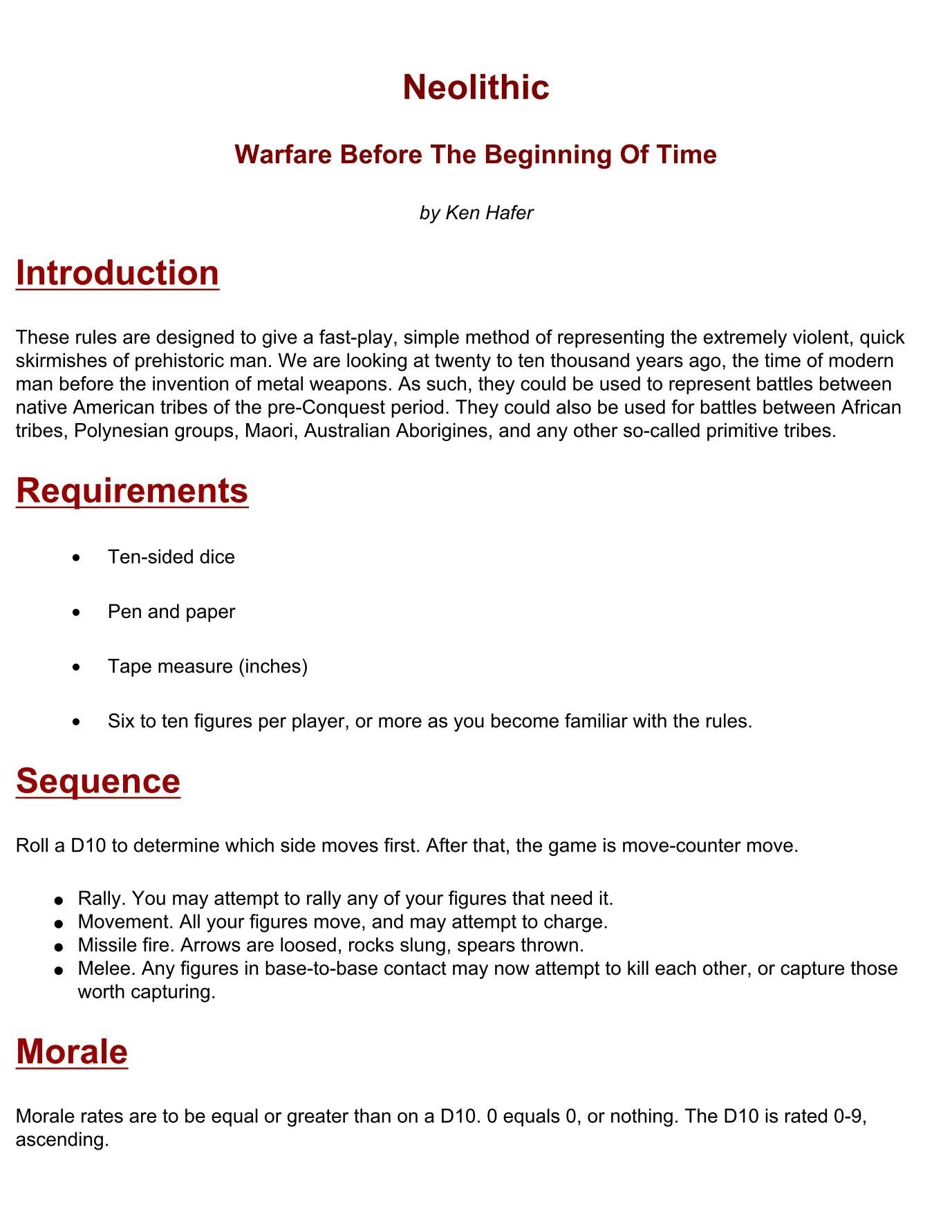 Neolithic: Warfare Before the Beginning of Time