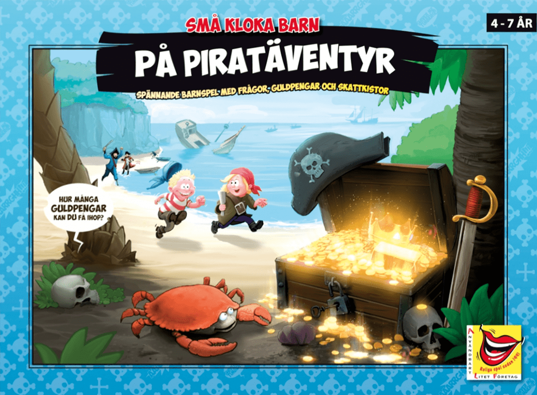 Små kloka barn på piratäventyr