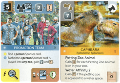 Ark Nova: Promotion Team & Capybara Promo Cards