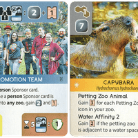 Ark Nova: Promotion Team & Capybara Promo Cards
