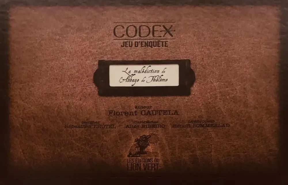 Cover art for Codex: La malédiction de l'Abbaye de Thélème
