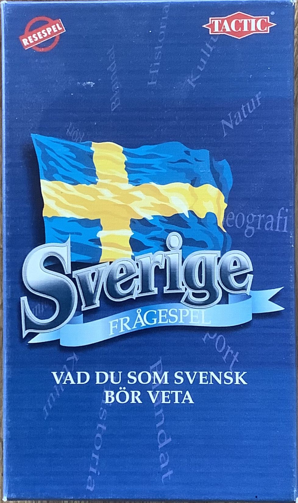 Sverige frågespel: Resespel