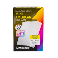 Mini American Clear Matte: 44x67mm