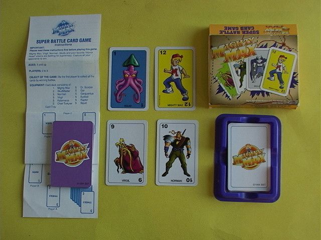 Mighty Max Super Battle Card Game cover art