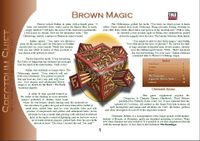 RPG Item: Colours of Magic: Brown Magic (D20)