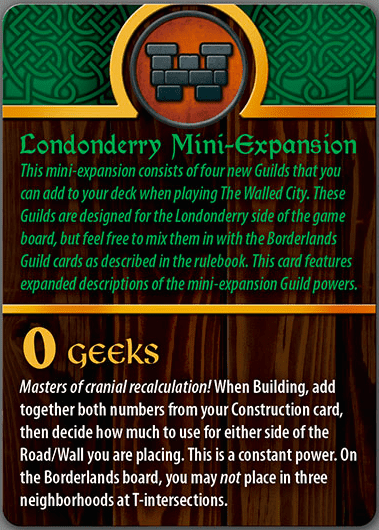 The Walled City: Londonderry Mini-Expansion box art