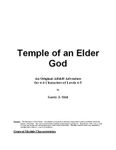 RPG Item: Temple of an Elder God