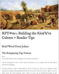 Issue: Roleplaying Tips (Issue 697)