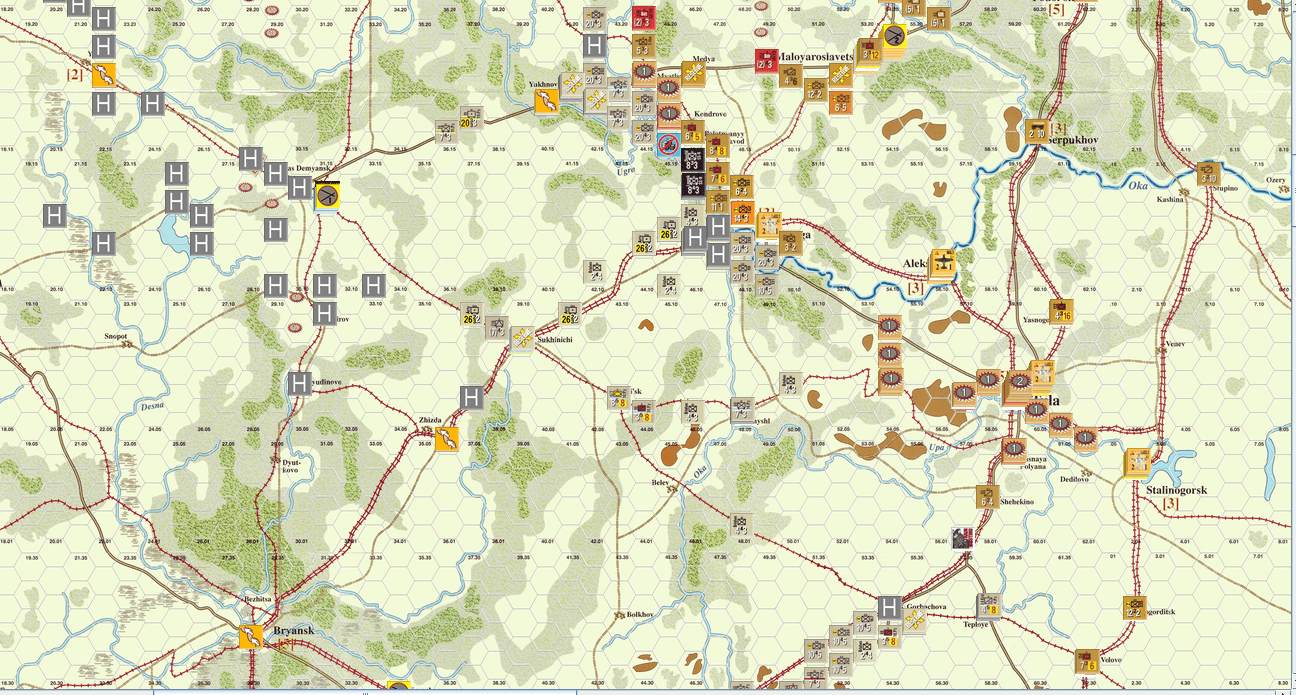 注目 Blitzkrieg Guderian's II/Case play in maps 16 all Blue ウォーゲーム