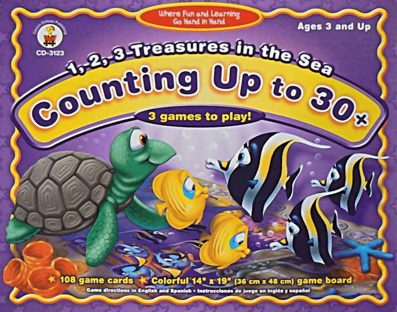 1, 2, 3 Treasures in the Sea