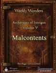 RPG Item: Archetypes of Intrigue Volume V: Malcontents