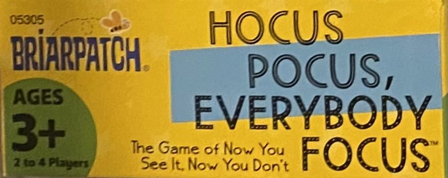 Cover art for Hocus Pocus, Everybody Focus