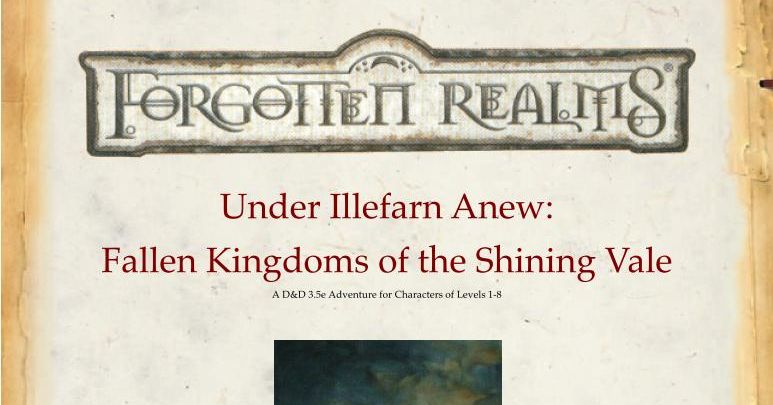 Under Illefarn Anew: Fallen Kingdoms of the Shining Vale | RPG Item