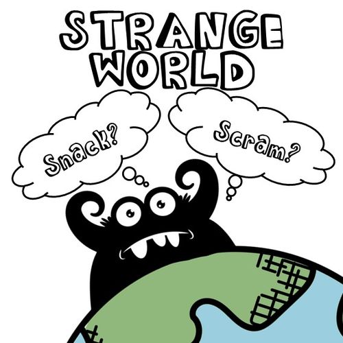 drawing strange world