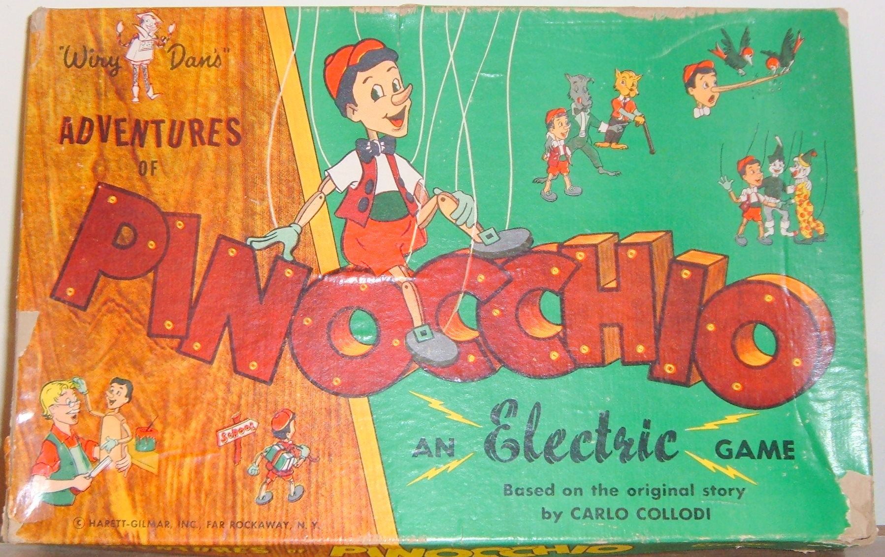 Adventures of Pinocchio: An Electric Game box art