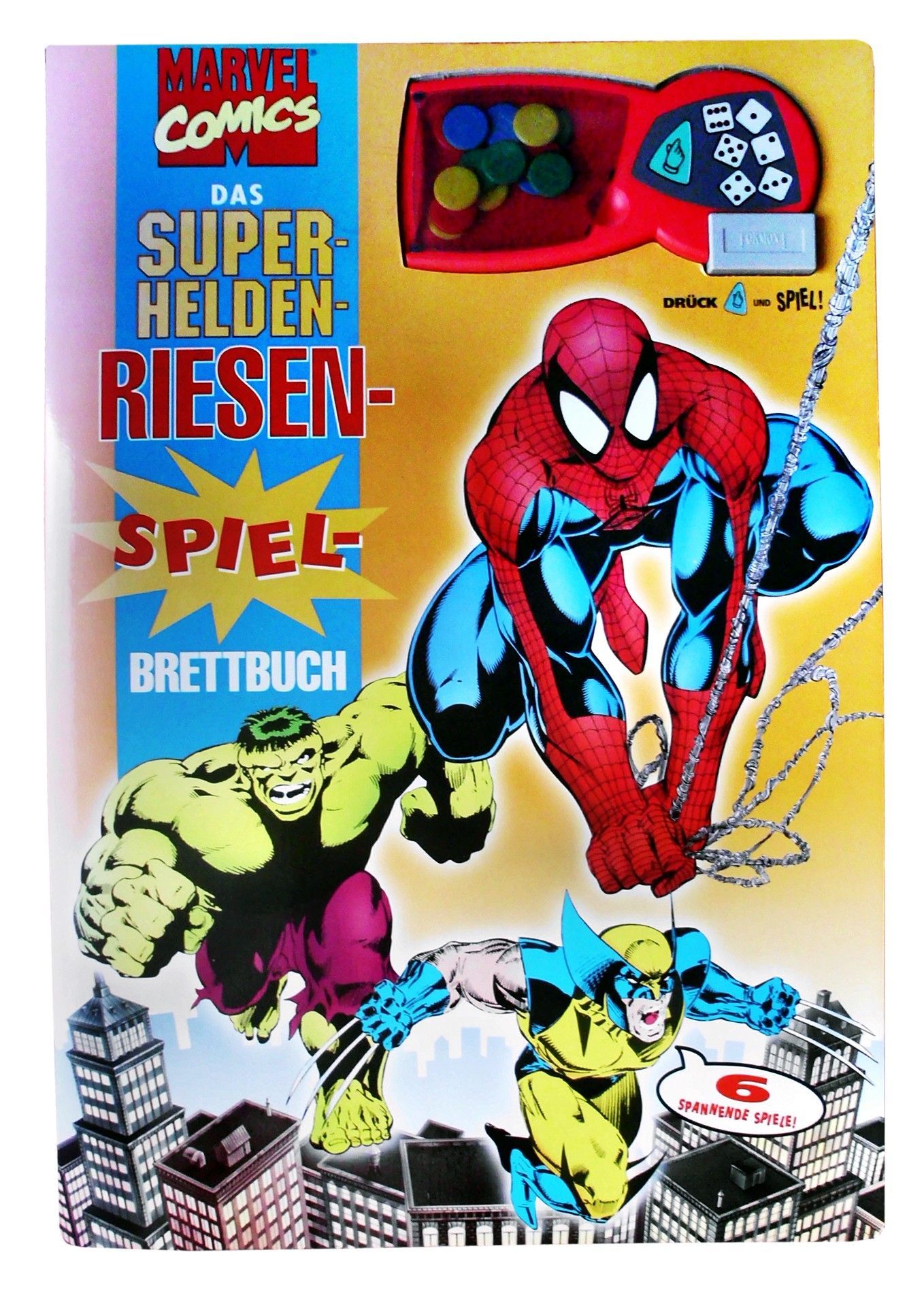 Das Superhelden-Riesenspielbrettbuch