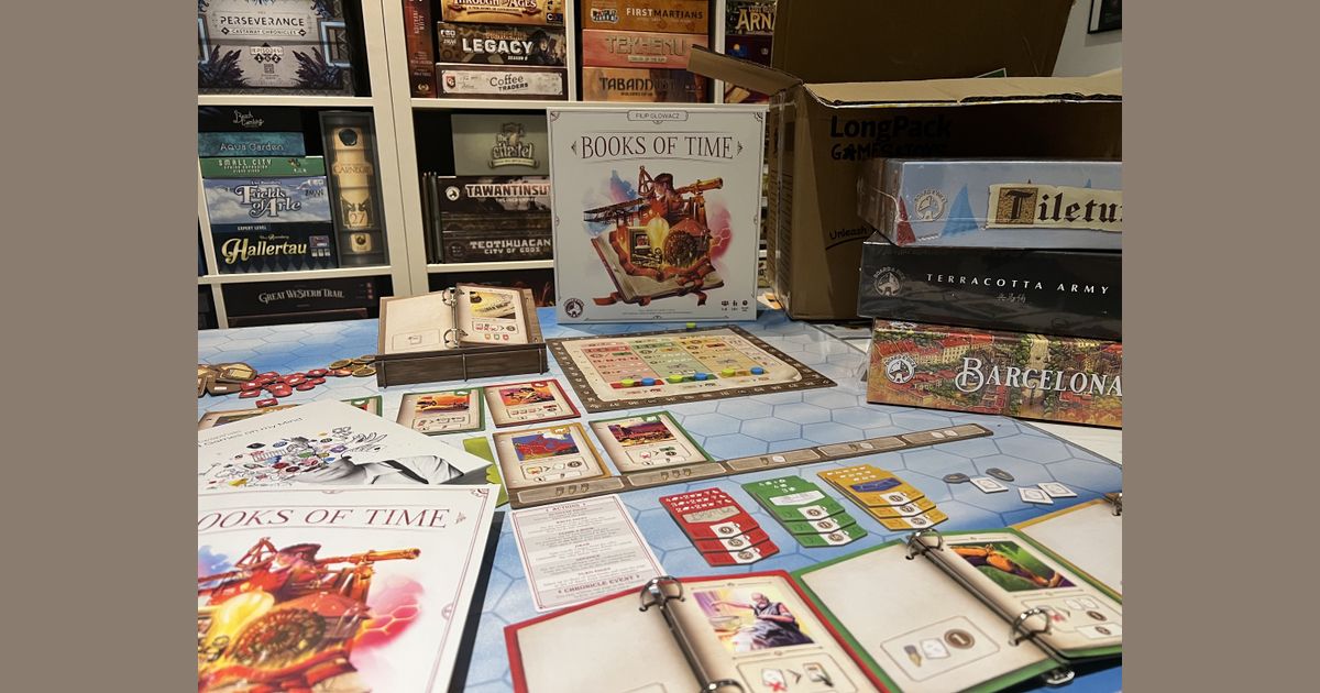 A Box of Summer Loot Books of Time, Terracotta Army, Tiletum