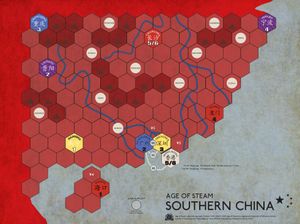 Age of Steam Expansion: Brummie Rails / Southern China