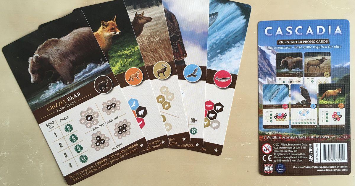 Каскадия настольная игра. Cascadia: Kickstarter Promo Cards. Каскадия промо карты. Promotion Cards.