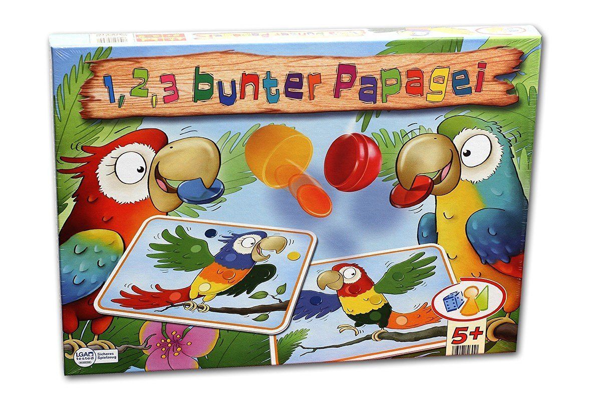 1, 2, 3 bunter Papagei cover art