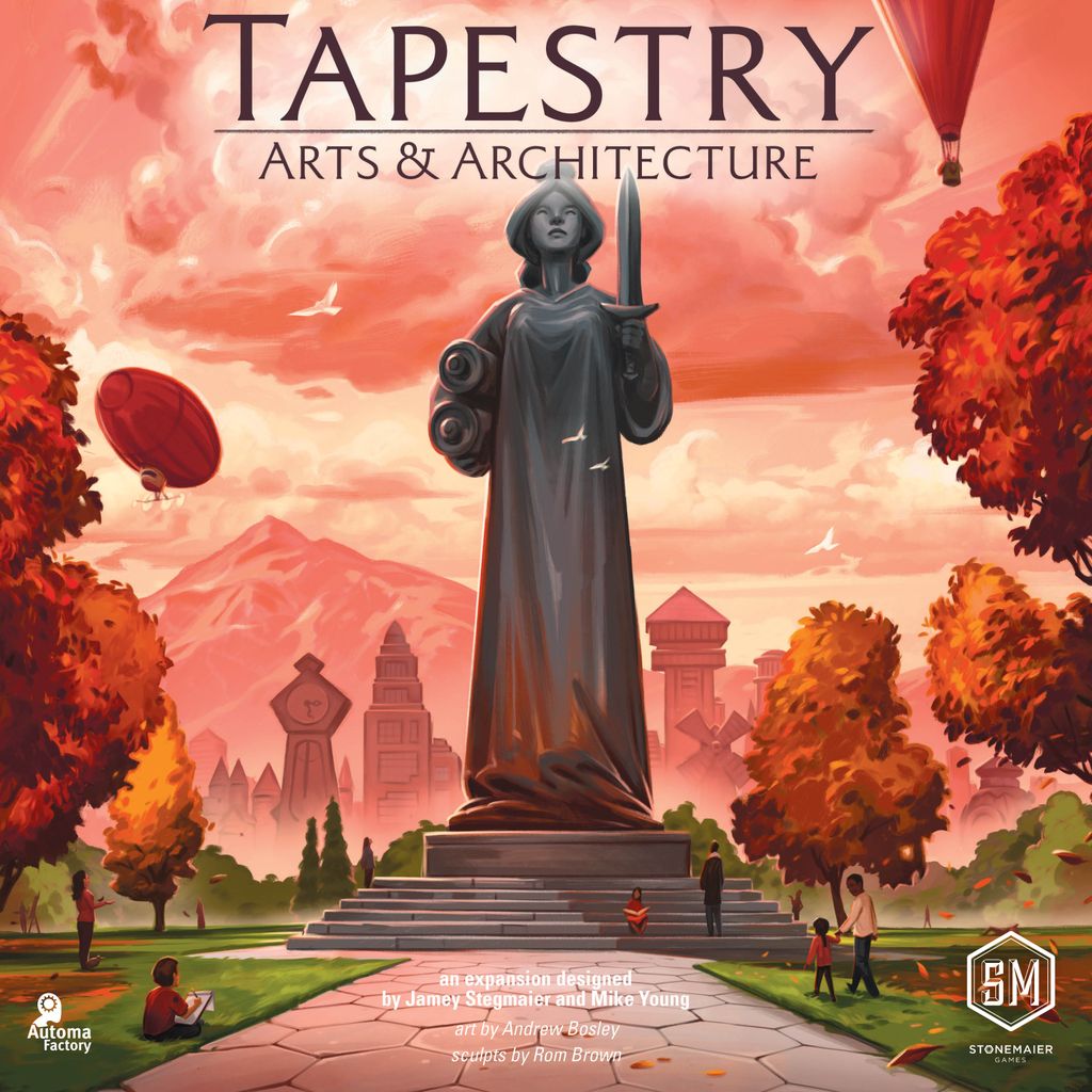 Publisher Stonemaier Games Announces Arts & Architecture, the Second  Expansion to Tapestry | Table for ONE | BoardGameGeek