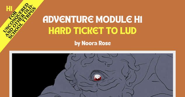 Adventure Module H1: Hard Ticket to Lud | RPG Item | RPGGeek