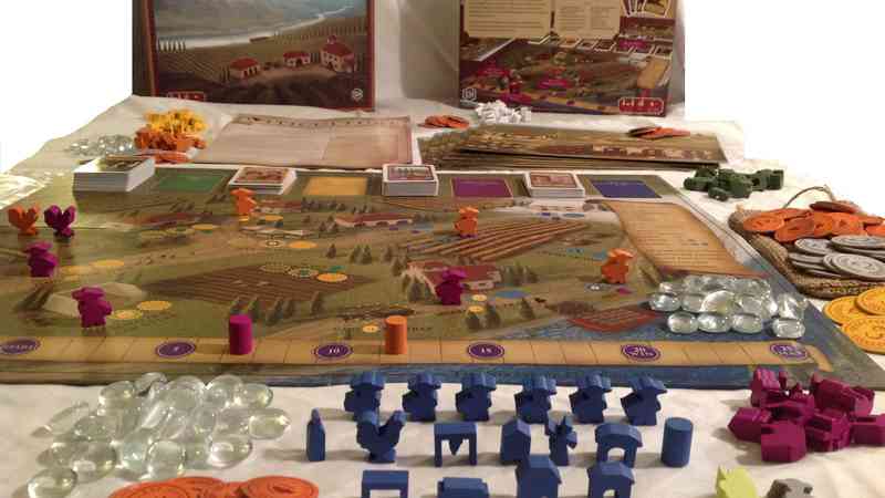 Viticulture - plateau de jeu