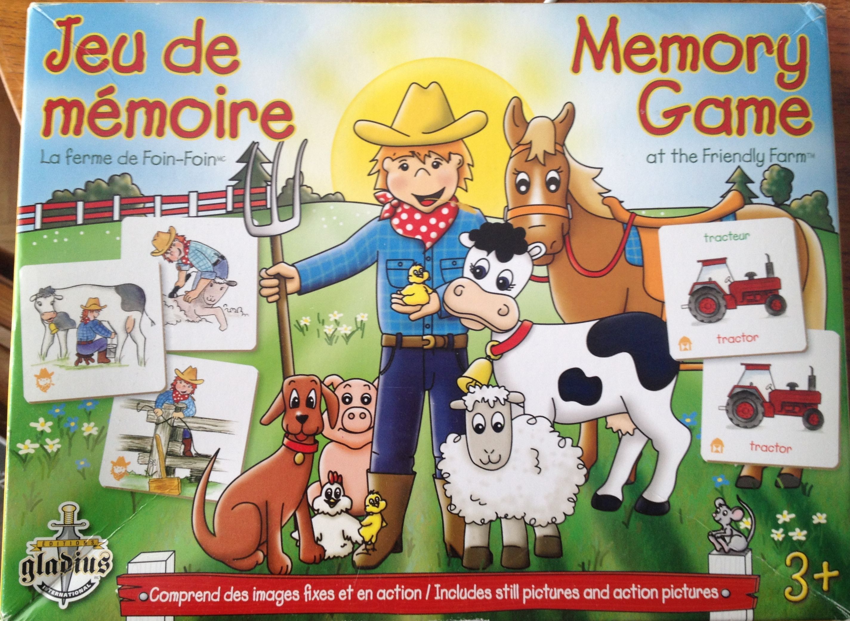 Memory Game at the Friendly Farm box art