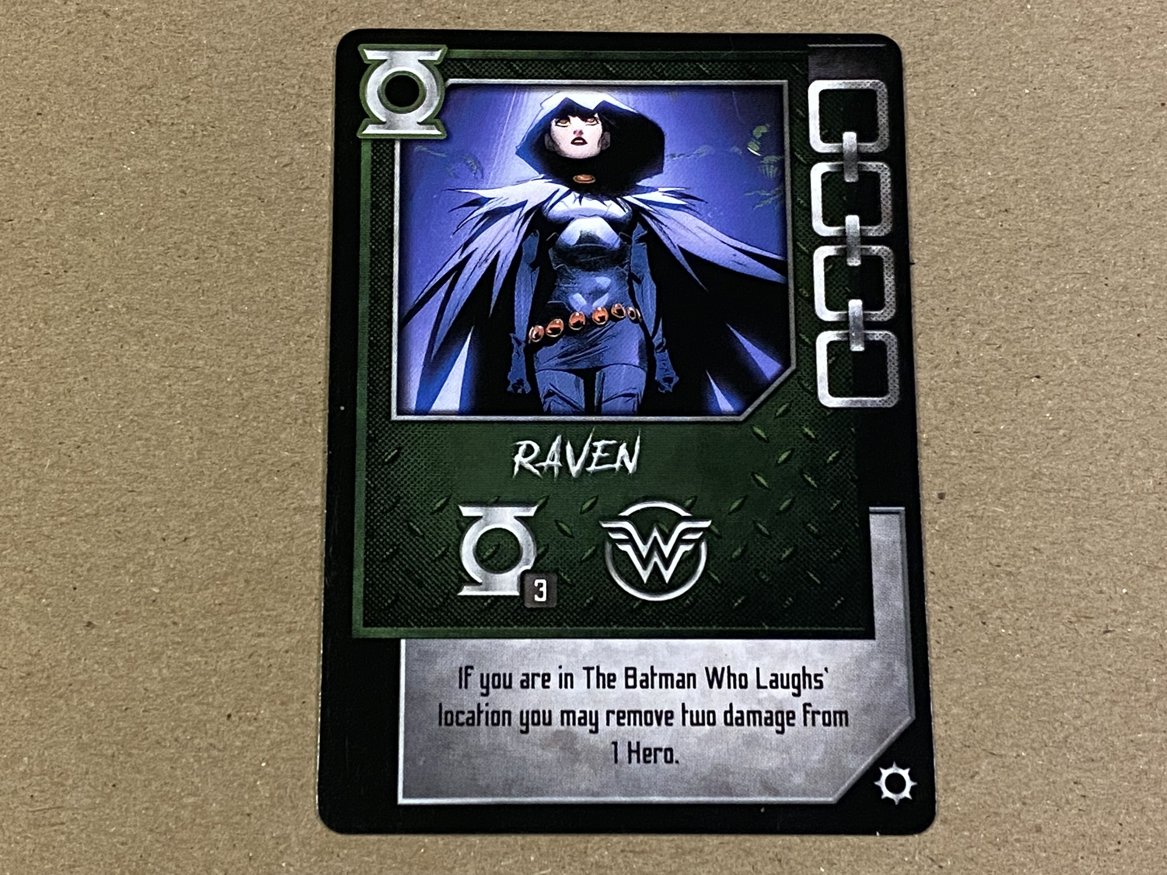The Batman Who Laughs Rising: Raven Promo Card
