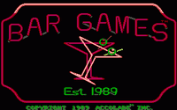 Video Game: Bar Games